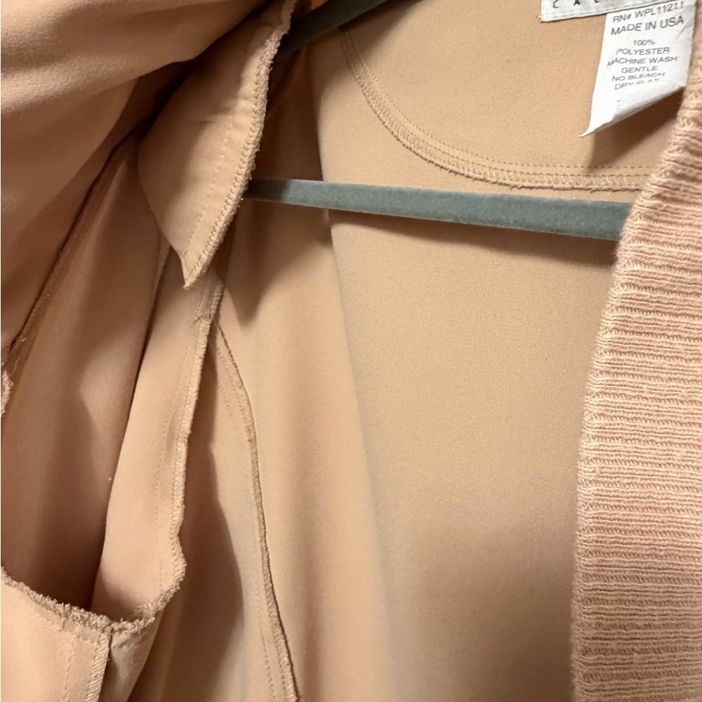 Vintage Hana Studio Beige Bomber Jacket - Picture 4 of 5